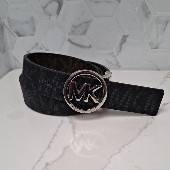 Michael Kors Black Monogram Belt Bag - Picture 1 of 8